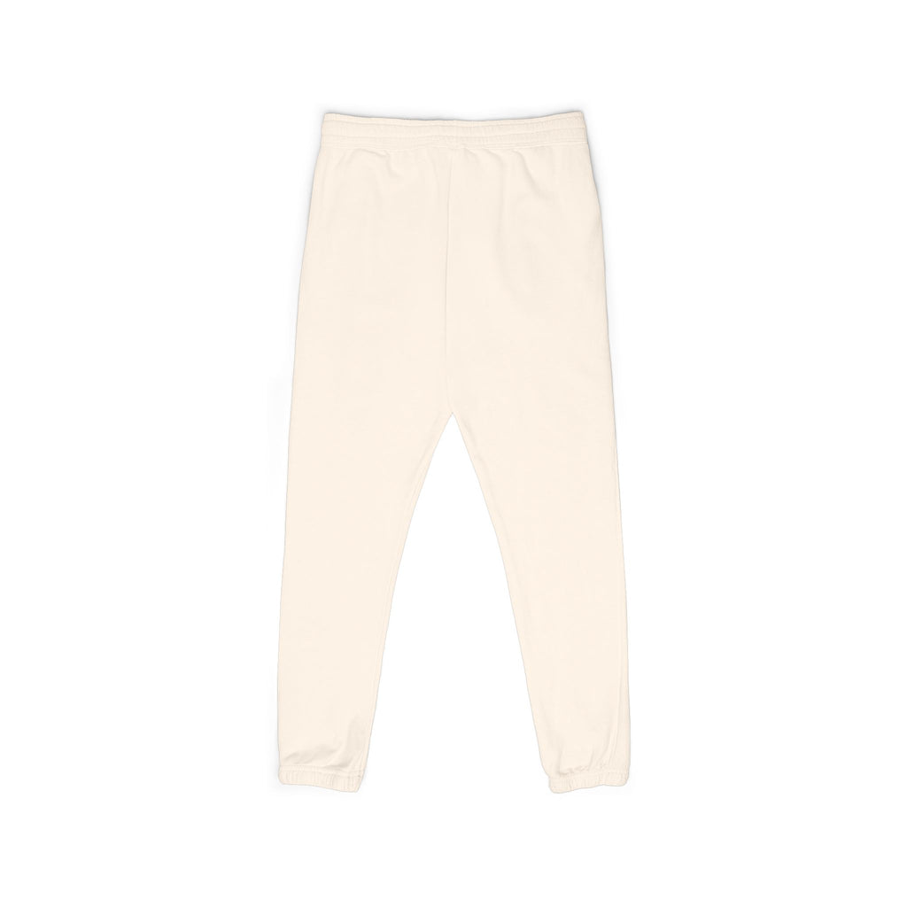 Minimal Logo Sweatpants — Garment-Dyed Fleece Joggers