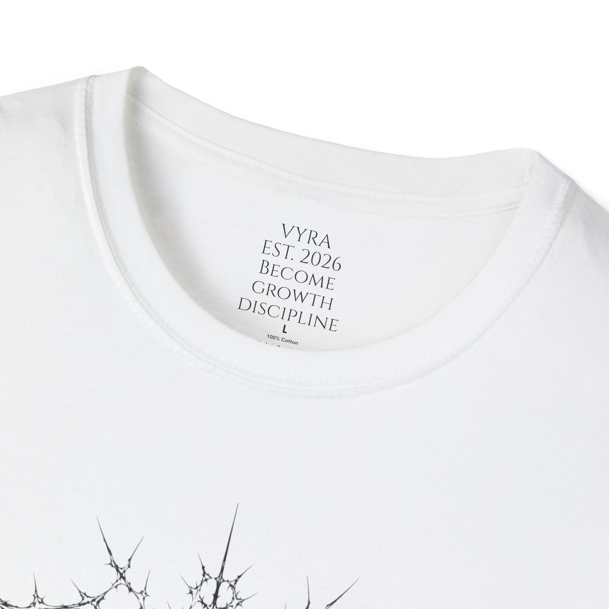 Metalcore Band T-Shirt — Spiky Logo "VYRA" Graphic Tee
