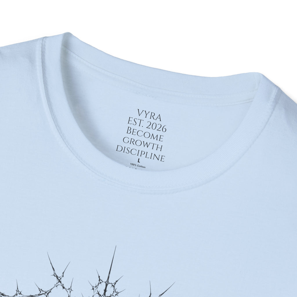 Metalcore Band T-Shirt — Spiky Logo "VYRA" Graphic Tee
