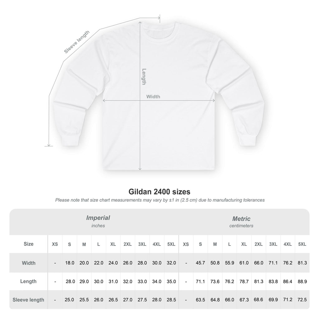 Minimal Logo Long Sleeve Tee — Soft Cotton Sweatshirt-Inspired Comfort