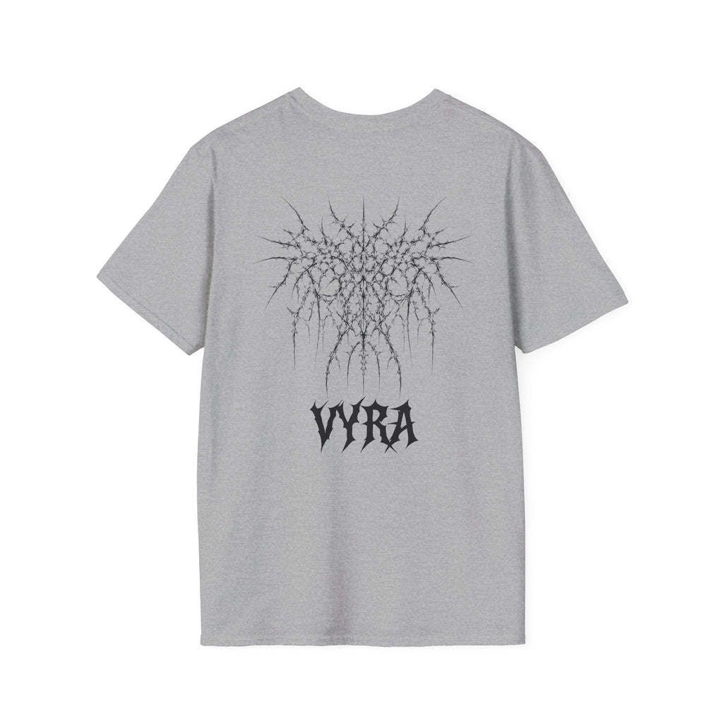Metalcore Band T-Shirt — Spiky Logo "VYRA" Graphic Tee