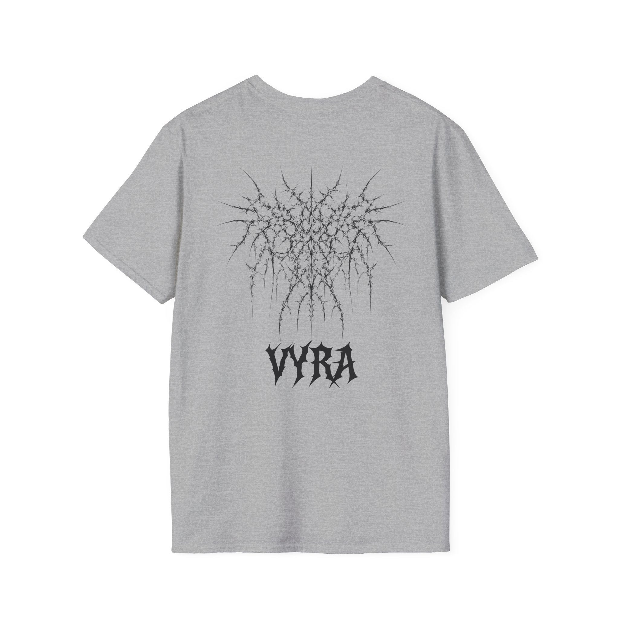 Metalcore Band T-Shirt — Spiky Logo "VYRA" Graphic Tee