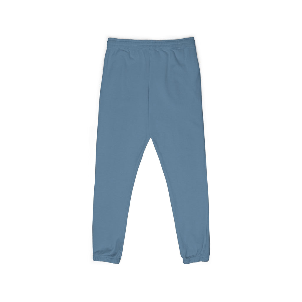 Minimal Logo Sweatpants — Garment-Dyed Fleece Joggers