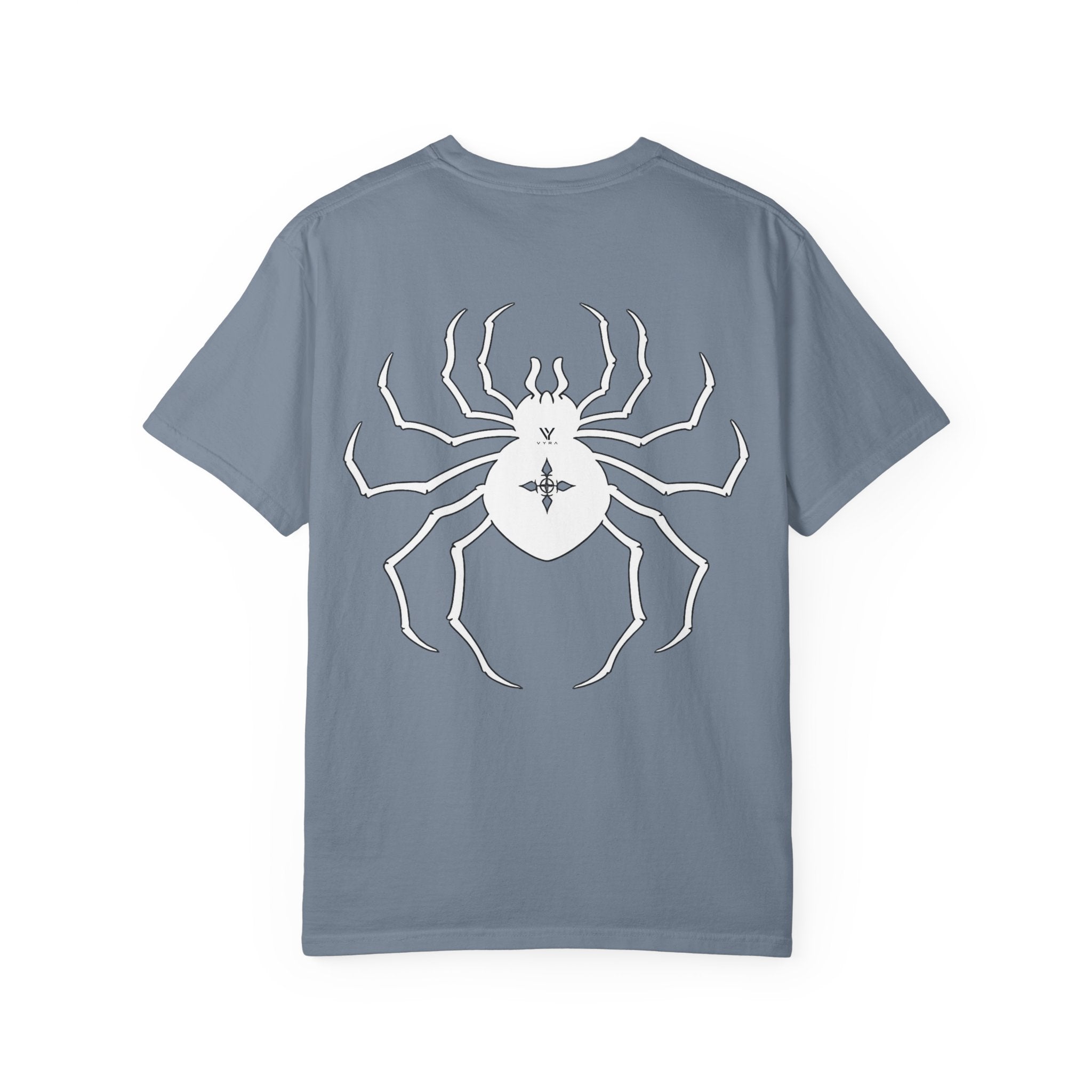 VYRA Garment dyed T Shirt with Spider inspired by HunterXHunter