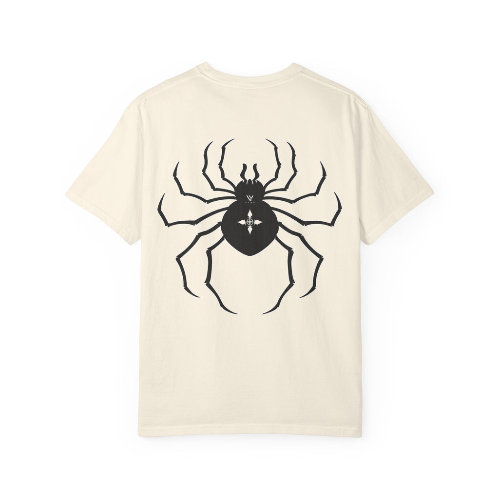VYRA Garment dyed T Shirt with Spider inspired by HunterXHunter