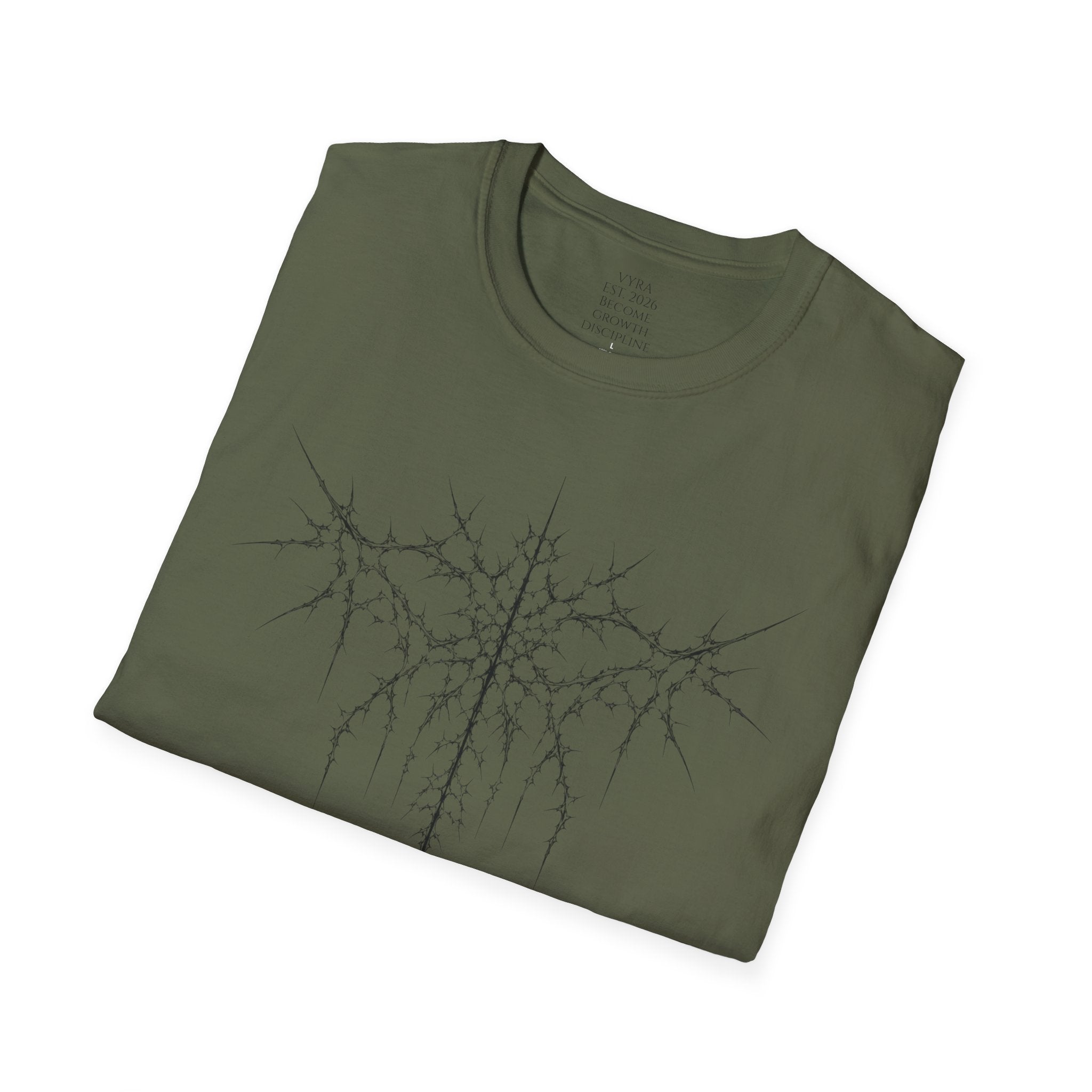 Metalcore Band T-Shirt — Spiky Logo "VYRA" Graphic Tee