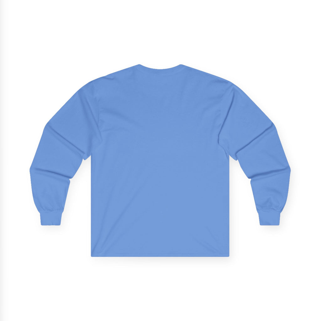 Minimal Logo Long Sleeve Tee — Soft Cotton Sweatshirt-Inspired Comfort