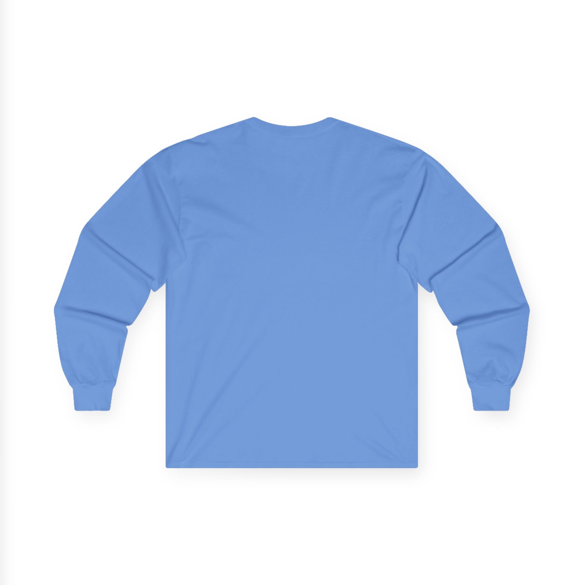 Minimal Logo Long Sleeve Tee — Soft Cotton Sweatshirt-Inspired Comfort