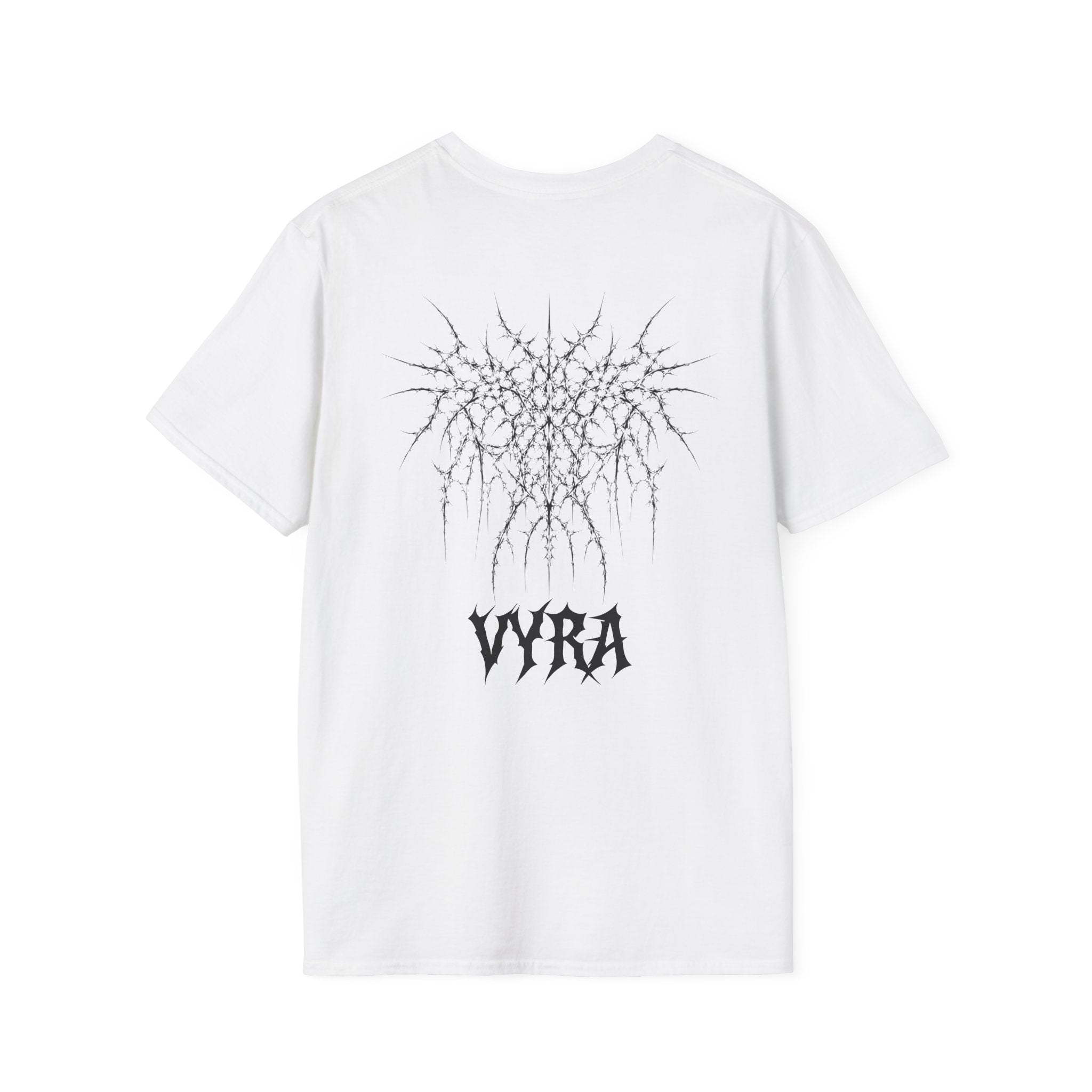 Metalcore Band T-Shirt — Spiky Logo "VYRA" Graphic Tee