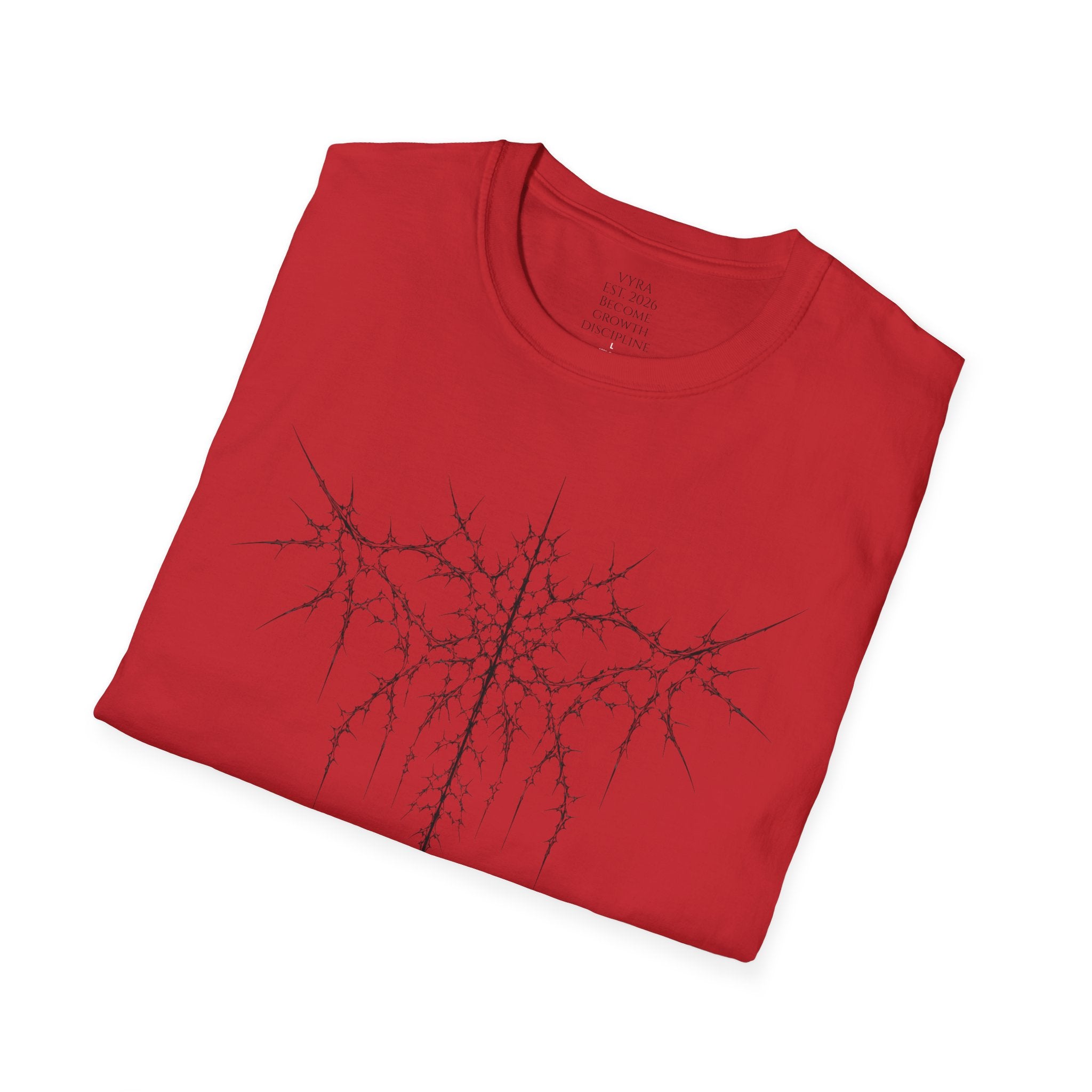 Metalcore Band T-Shirt — Spiky Logo "VYRA" Graphic Tee