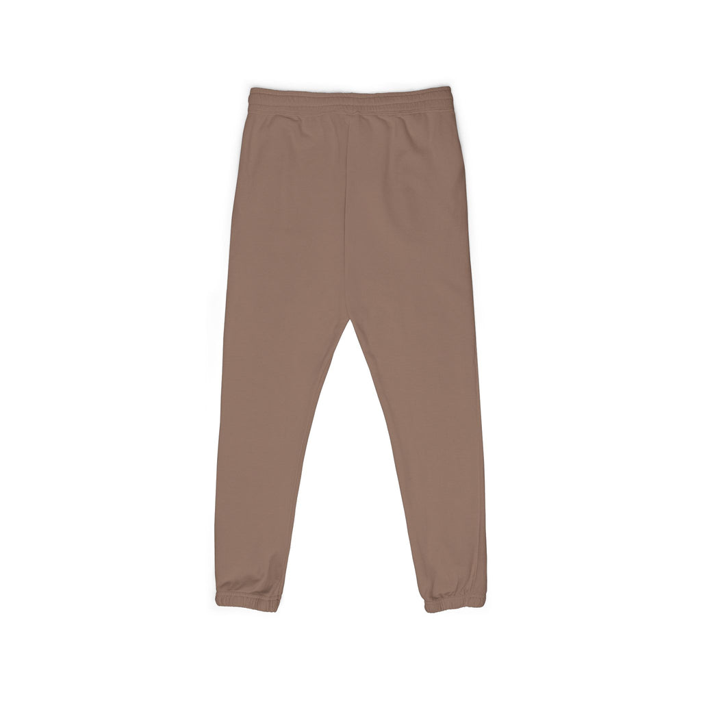 Minimal Logo Sweatpants — Garment-Dyed Fleece Joggers