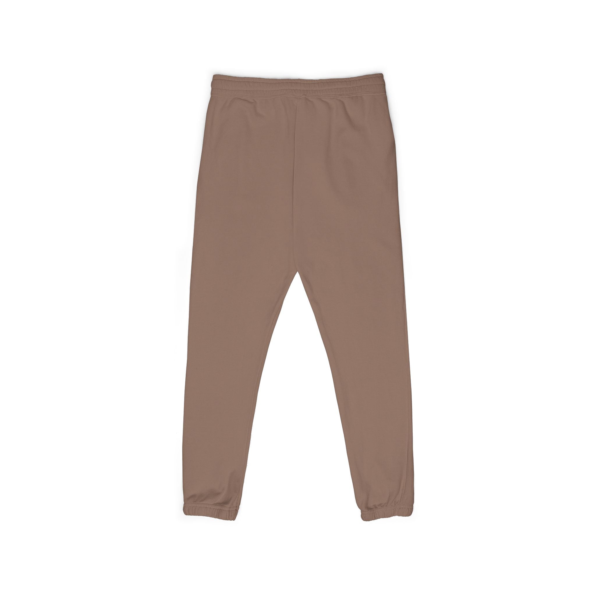 Minimal Logo Sweatpants — Garment-Dyed Fleece Joggers