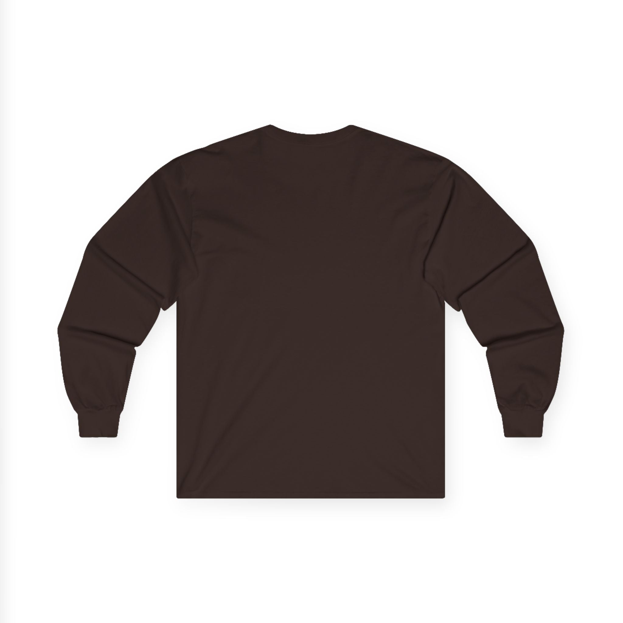 Minimal Logo Long Sleeve Tee — Soft Cotton Sweatshirt-Inspired Comfort