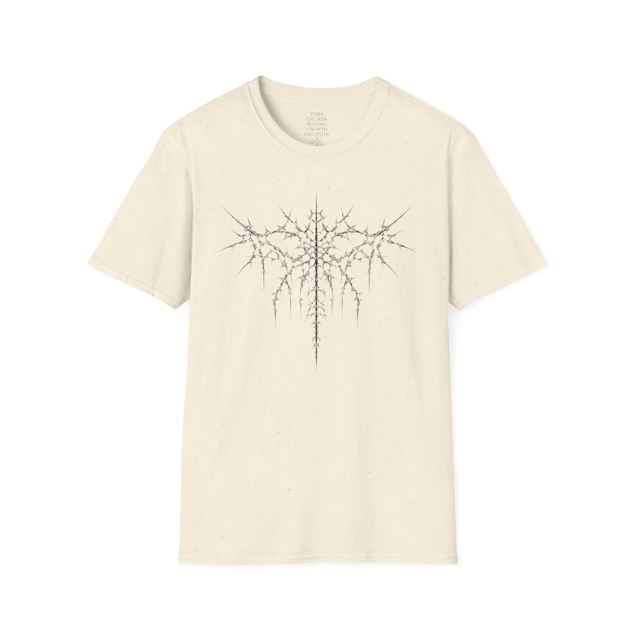 Metalcore Band T-Shirt — Spiky Logo "VYRA" Graphic Tee