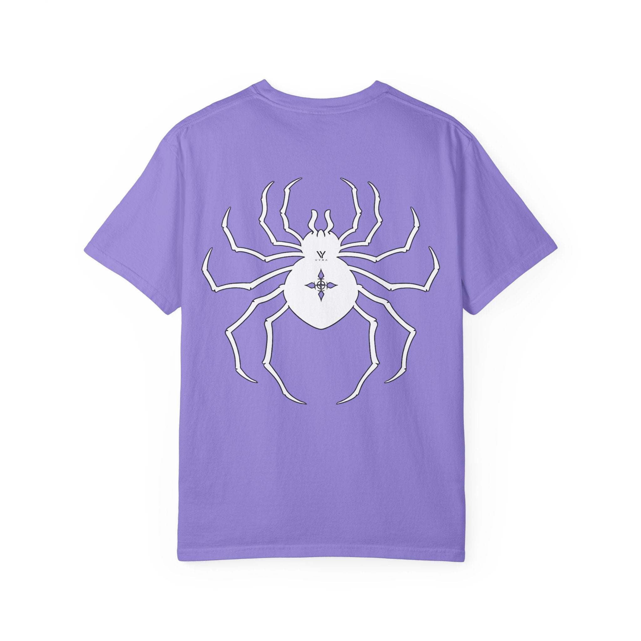 VYRA Garment dyed T Shirt with Spider inspired by HunterXHunter