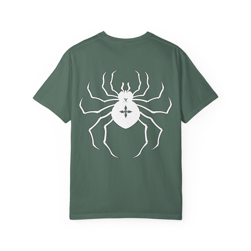 VYRA Garment dyed T Shirt with Spider inspired by HunterXHunter