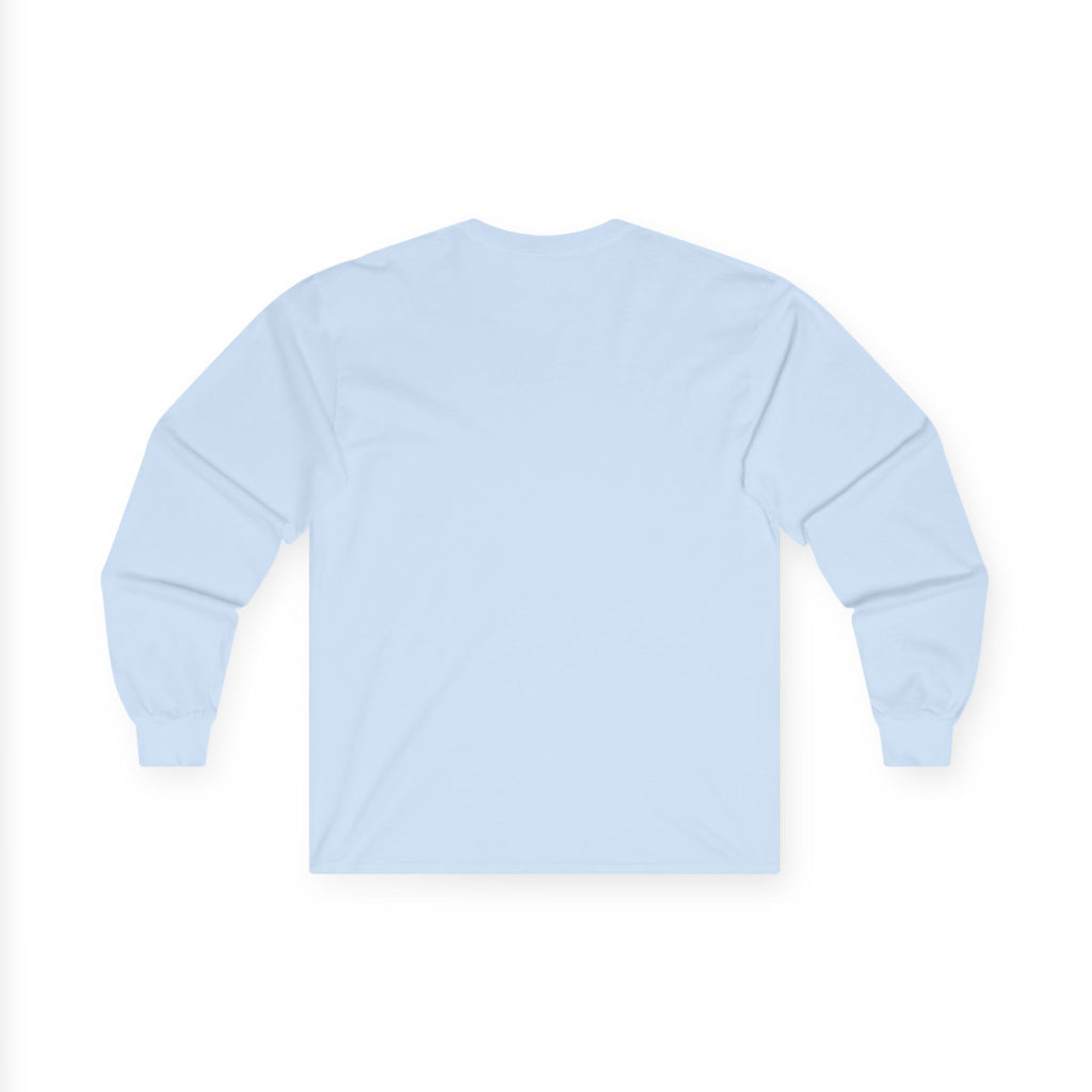 Minimal Logo Long Sleeve Tee — Soft Cotton Sweatshirt-Inspired Comfort