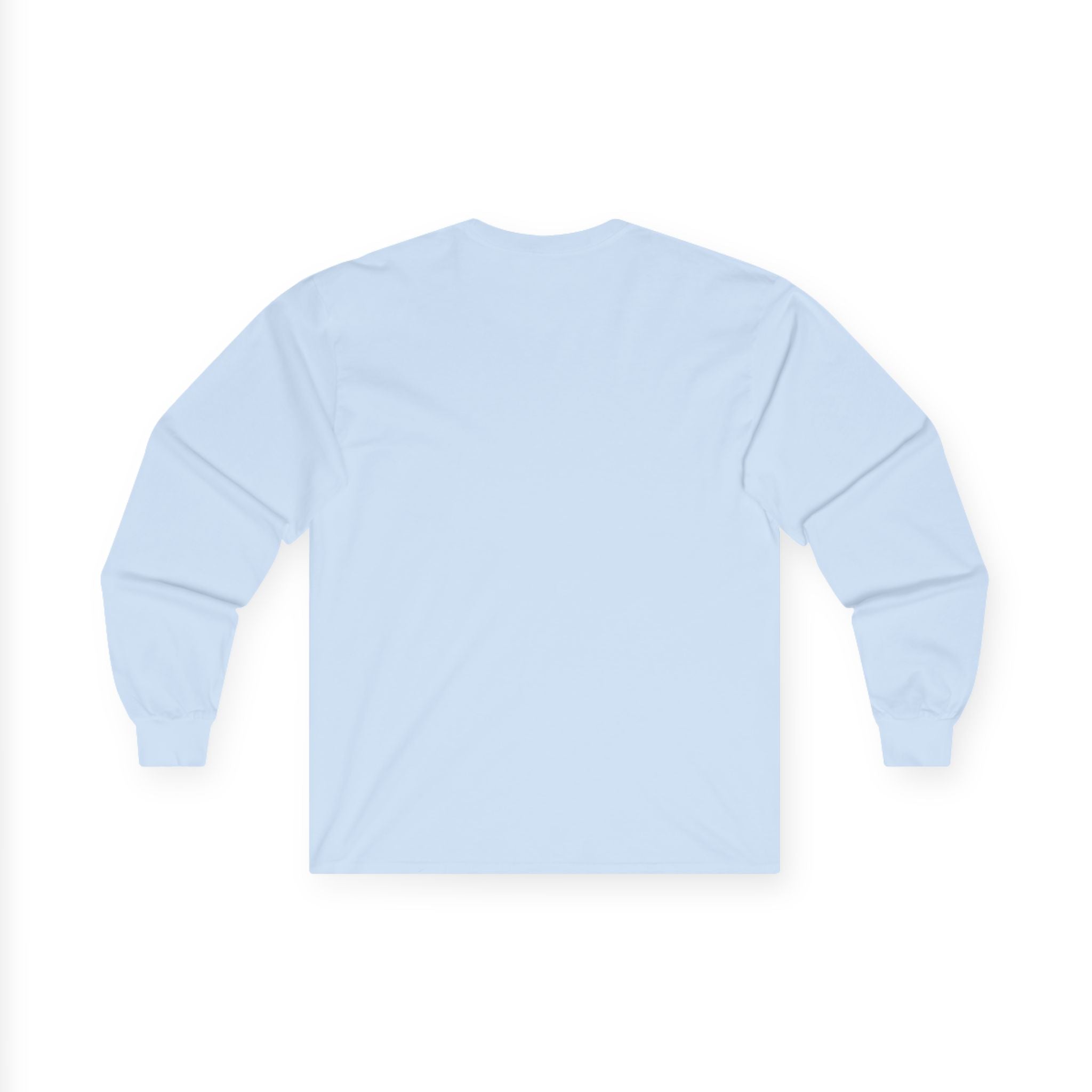 Minimal Logo Long Sleeve Tee — Soft Cotton Sweatshirt-Inspired Comfort