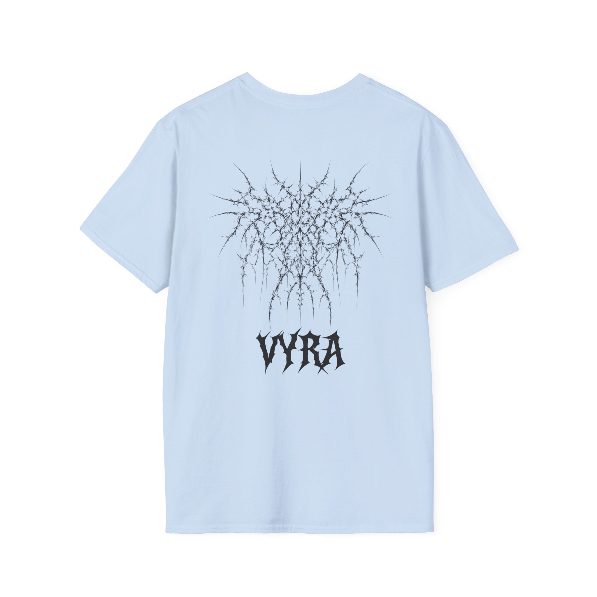 Metalcore Band T-Shirt — Spiky Logo "VYRA" Graphic Tee