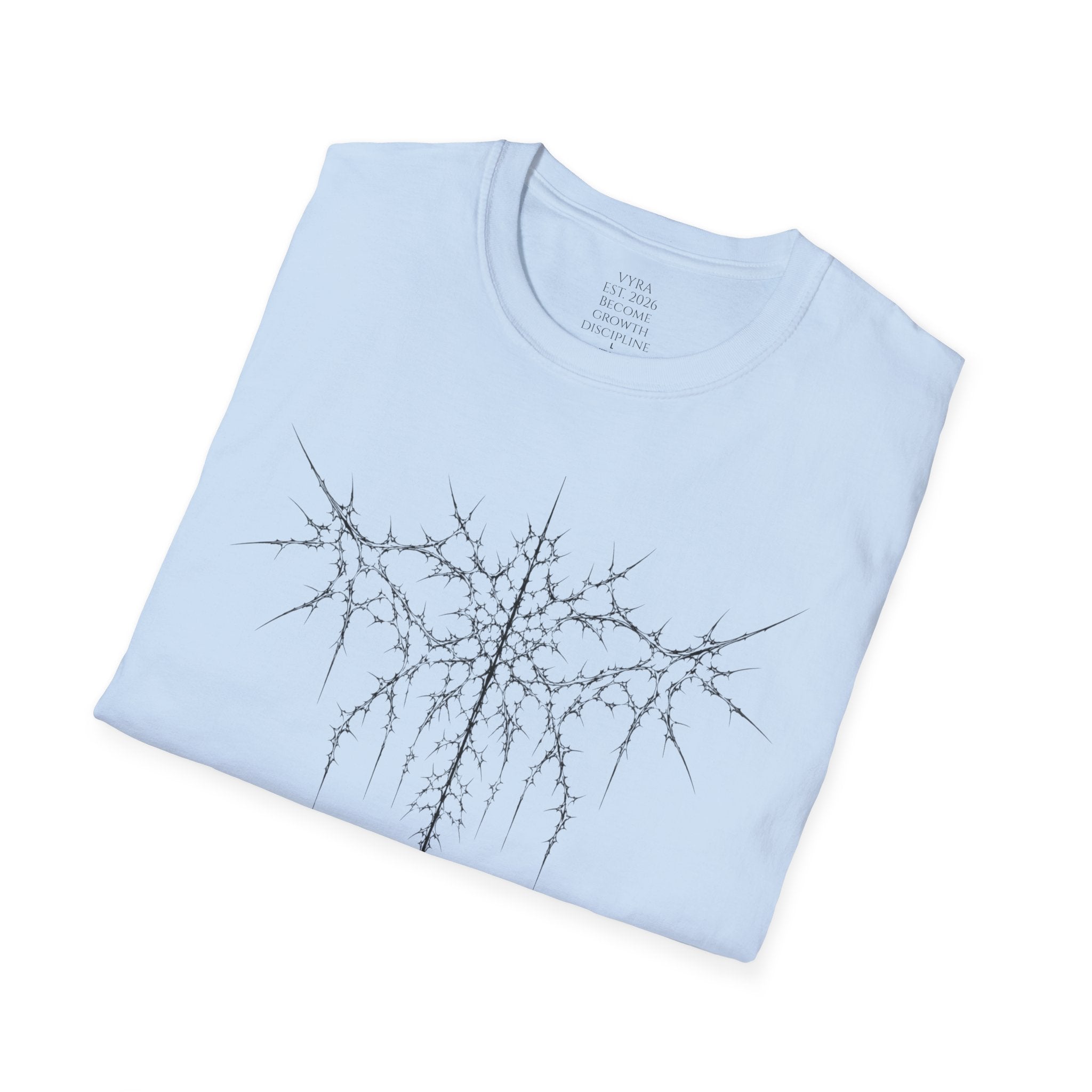 Metalcore Band T-Shirt — Spiky Logo "VYRA" Graphic Tee