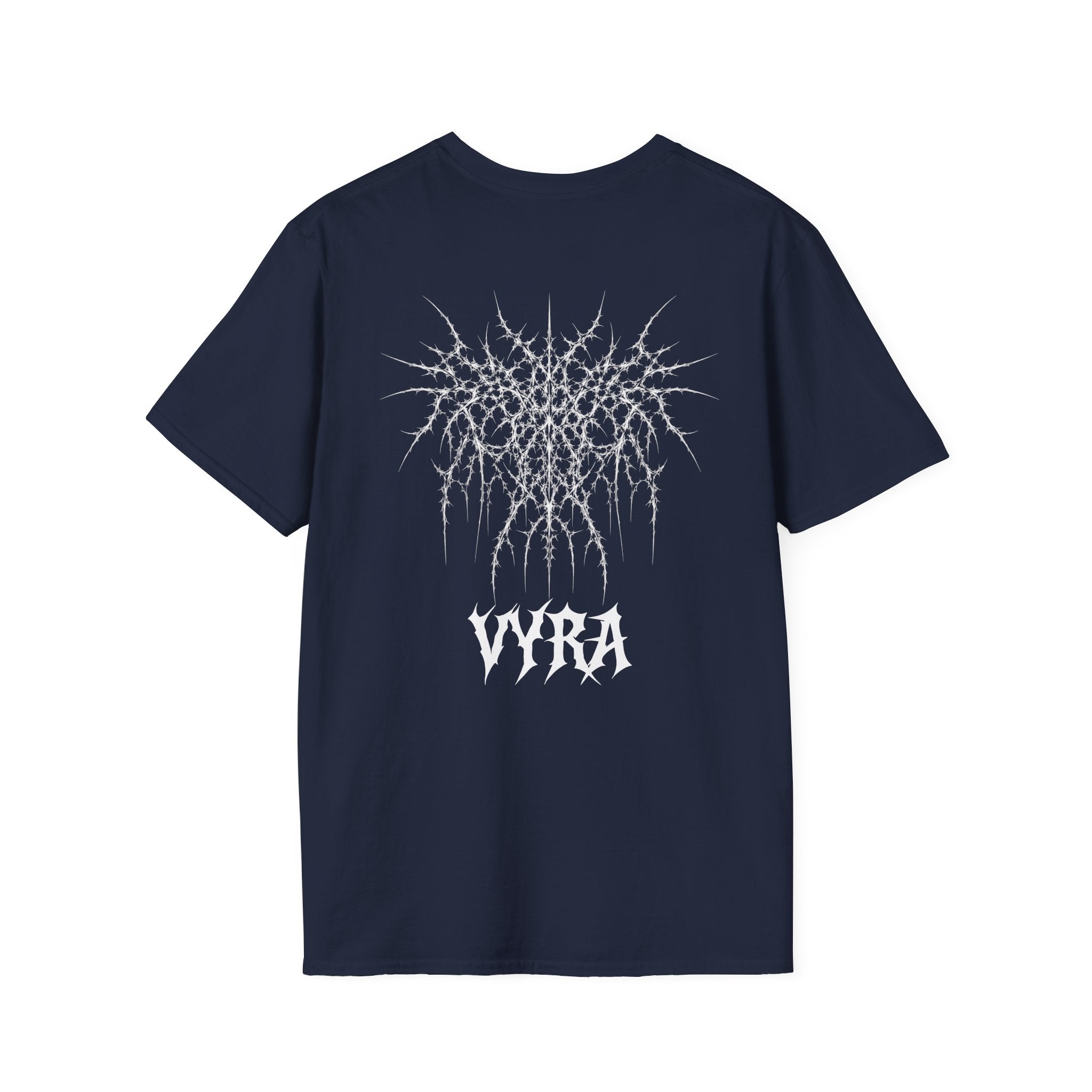 Metalcore Band T-Shirt — Spiky Logo "VYRA" Graphic Tee
