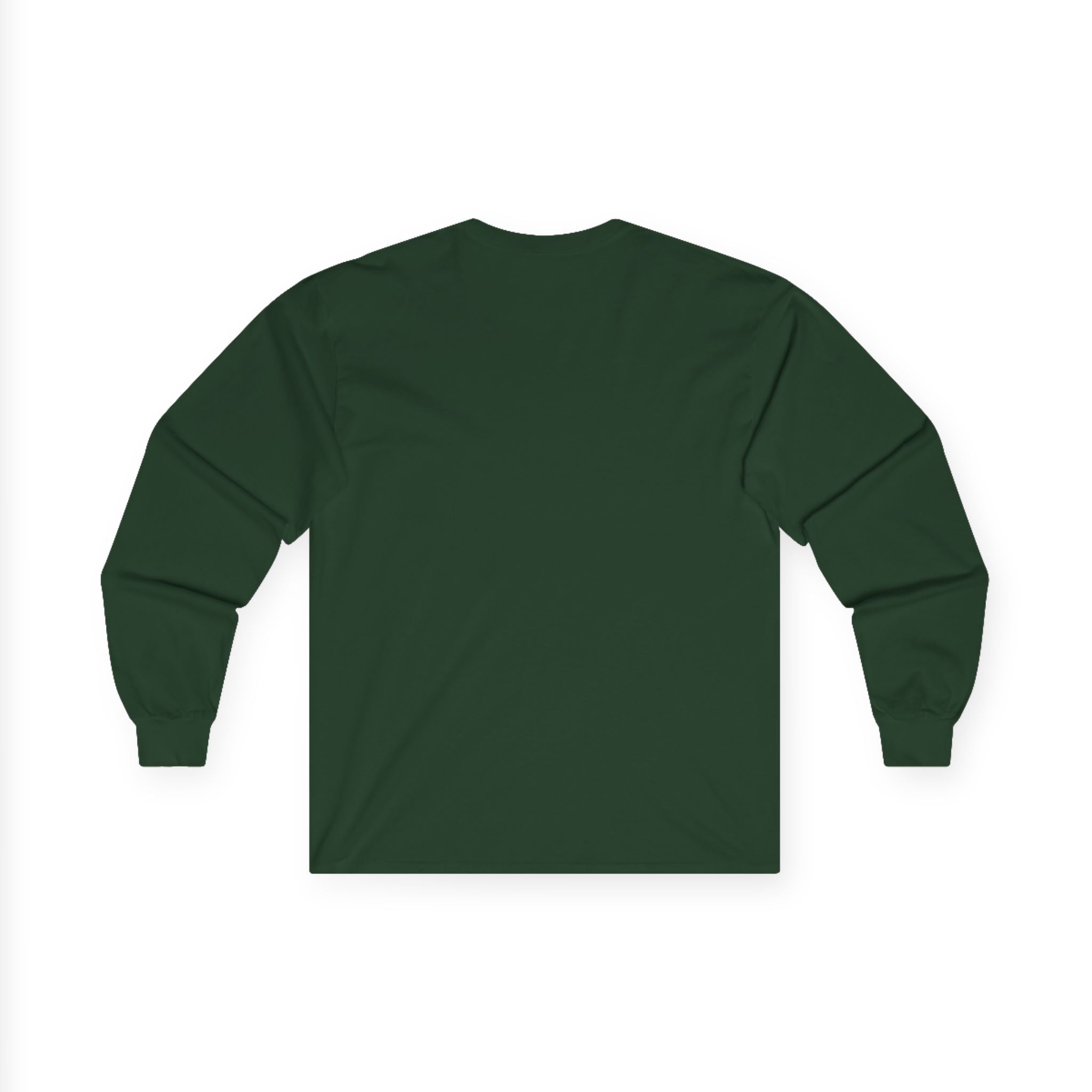 Minimal Logo Long Sleeve Tee — Soft Cotton Sweatshirt-Inspired Comfort