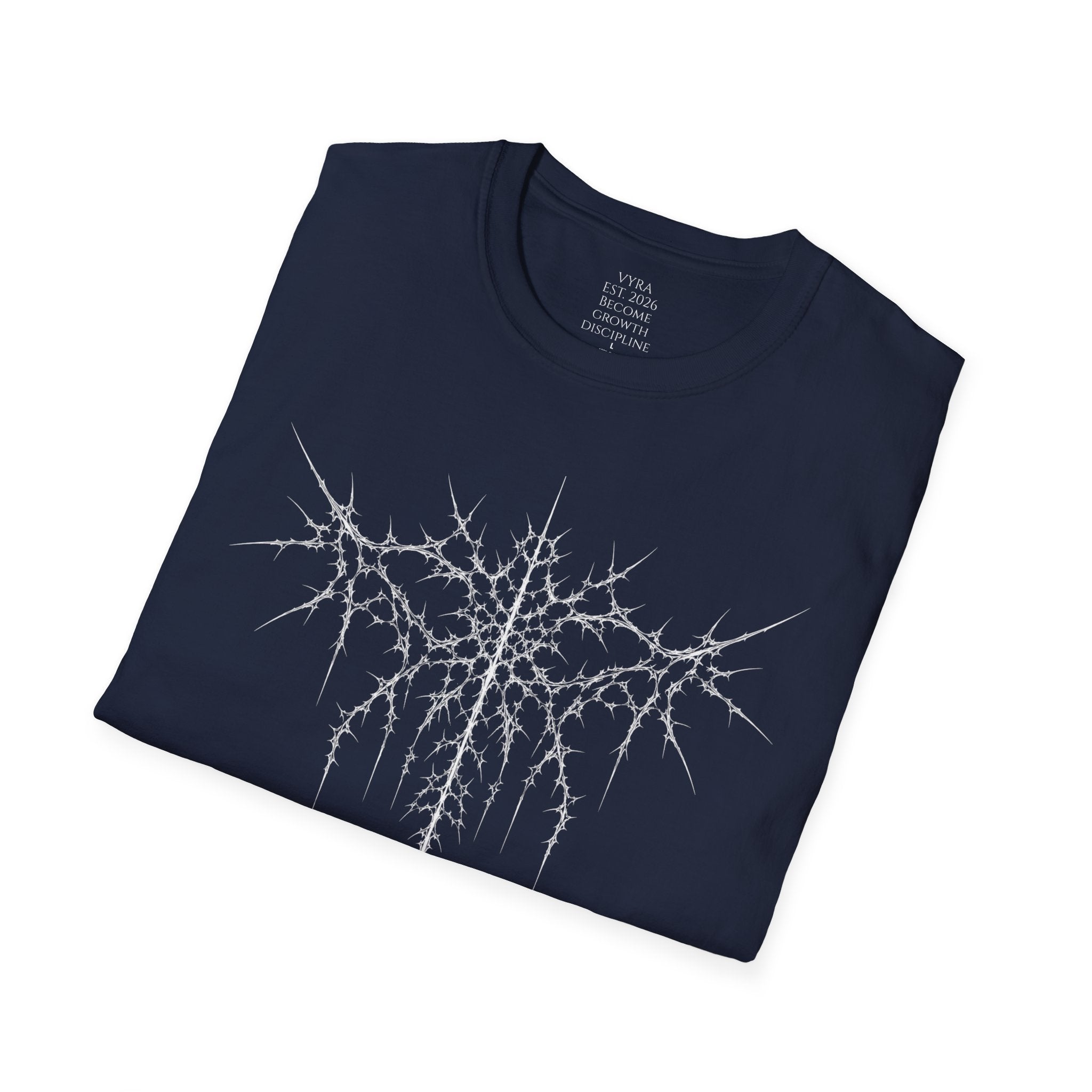 Metalcore Band T-Shirt — Spiky Logo "VYRA" Graphic Tee