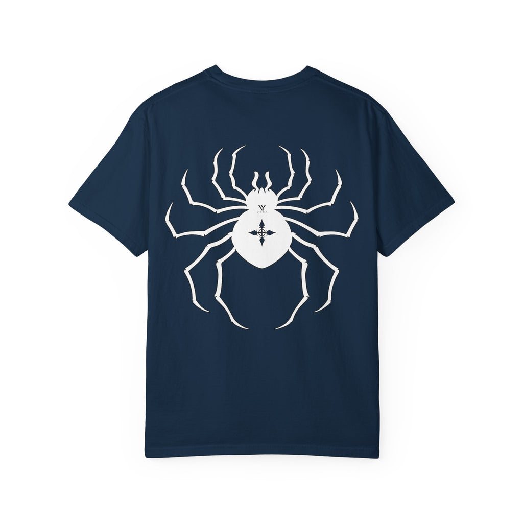 VYRA Garment dyed T Shirt with Spider inspired by HunterXHunter