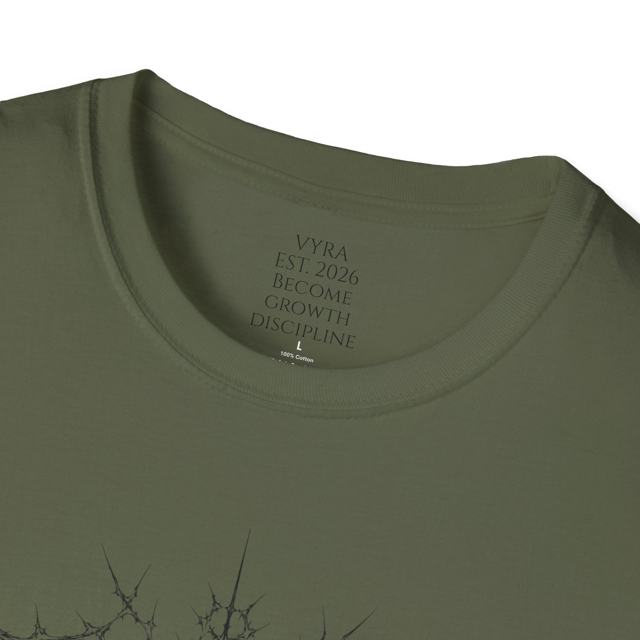 Metalcore Band T-Shirt — Spiky Logo "VYRA" Graphic Tee