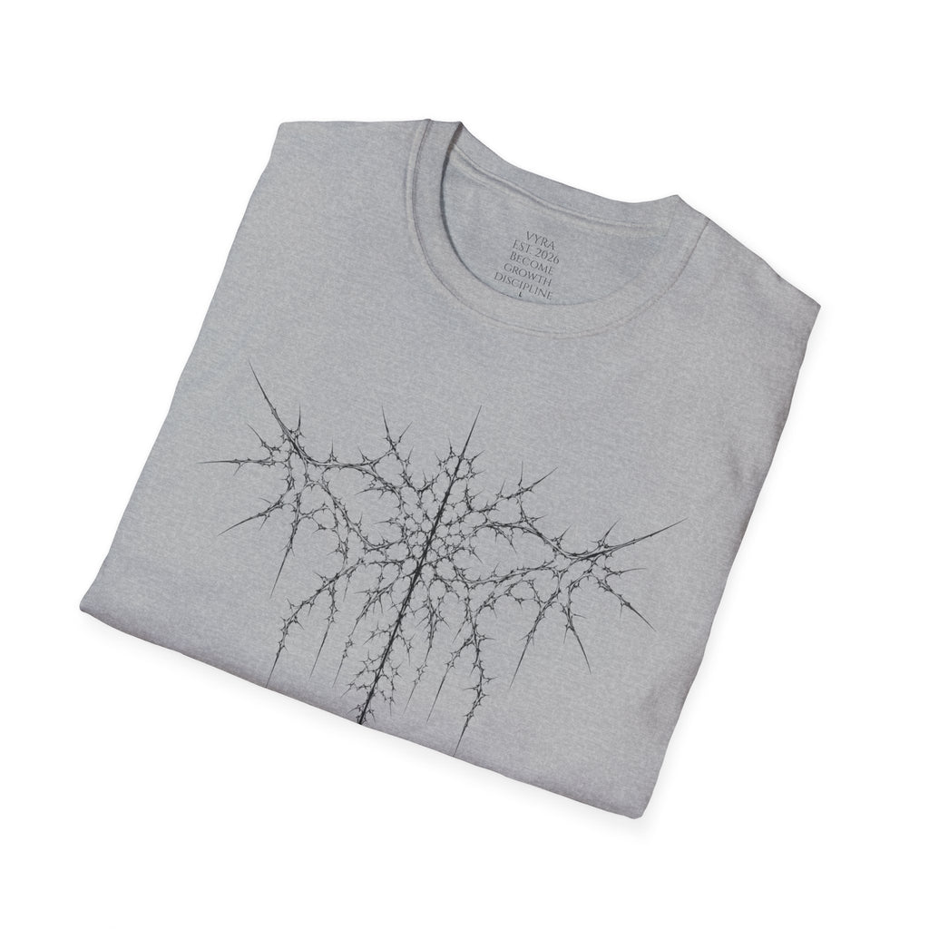 Metalcore Band T-Shirt — Spiky Logo "VYRA" Graphic Tee