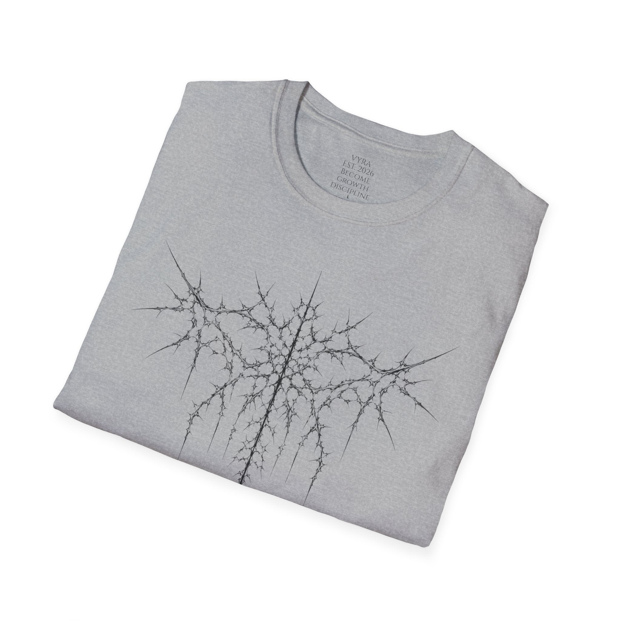 Metalcore Band T-Shirt — Spiky Logo "VYRA" Graphic Tee