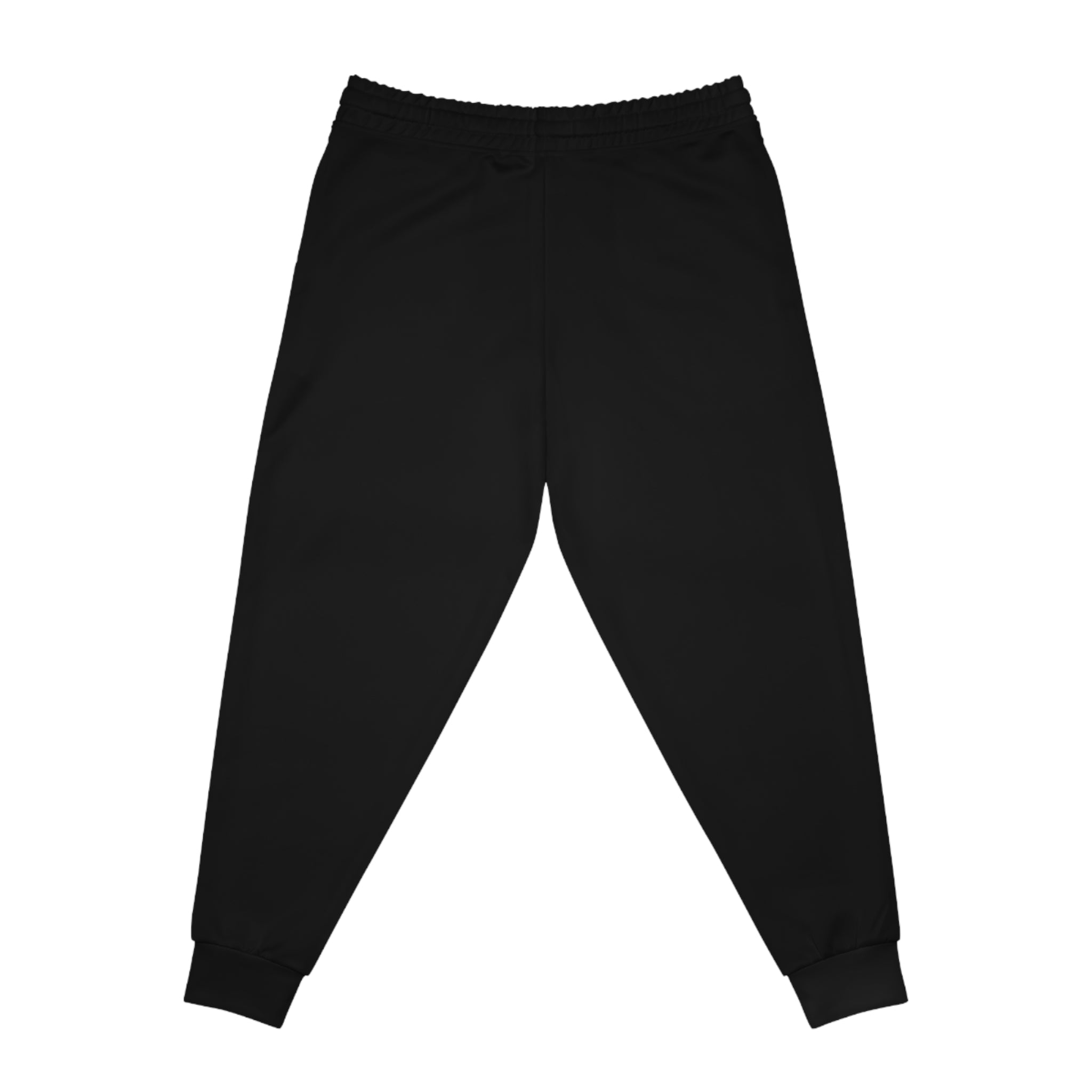 Vyra Athletic Joggers — Minimal Logo Black Sweatpants for Gym & Streetwear