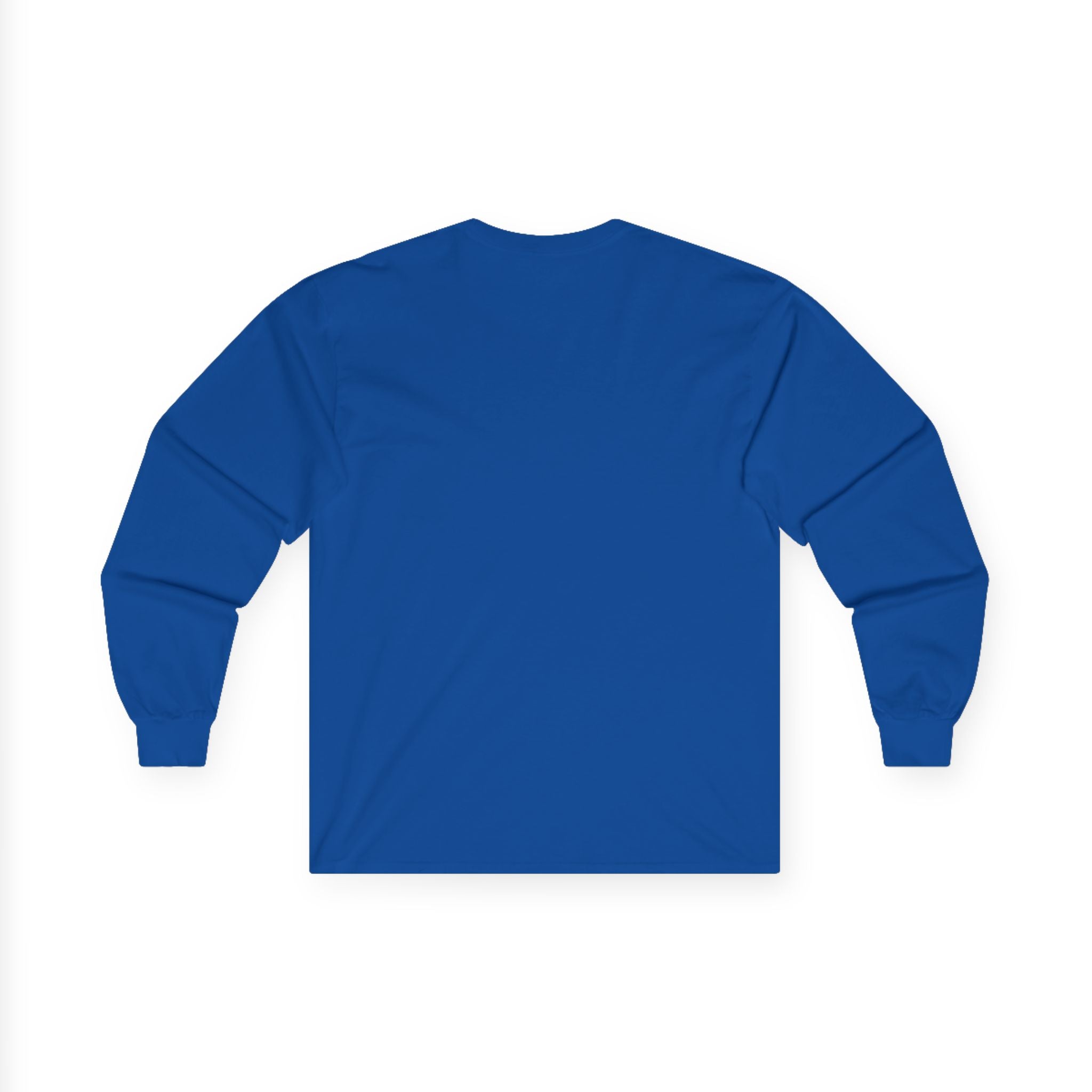 Minimal Logo Long Sleeve Tee — Soft Cotton Sweatshirt-Inspired Comfort