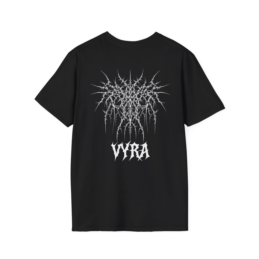 Metalcore Band T-Shirt — Spiky Logo "VYRA" Graphic Tee