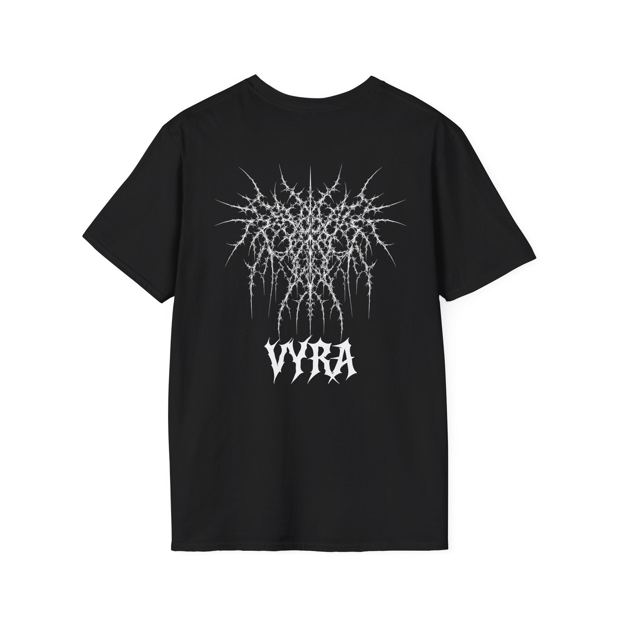 Metalcore Band T-Shirt — Spiky Logo "VYRA" Graphic Tee
