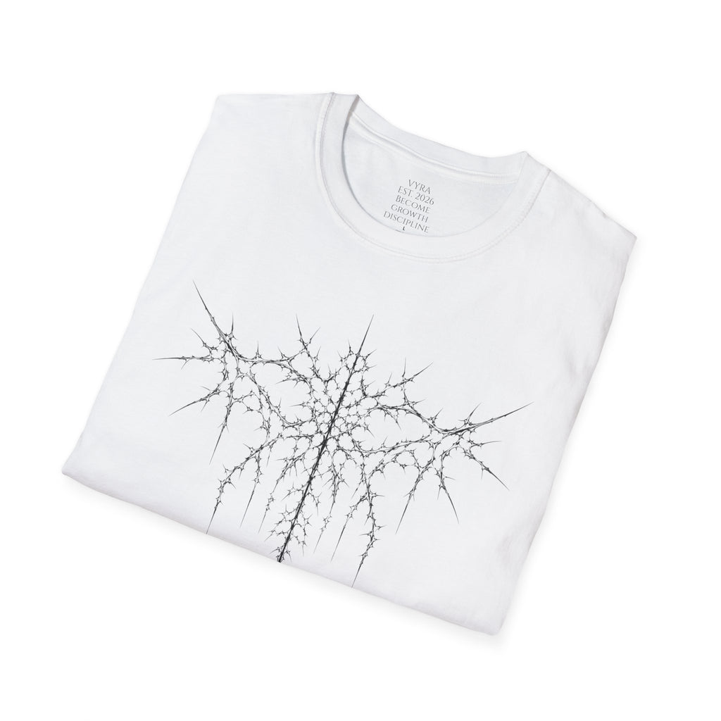 Metalcore Band T-Shirt — Spiky Logo "VYRA" Graphic Tee