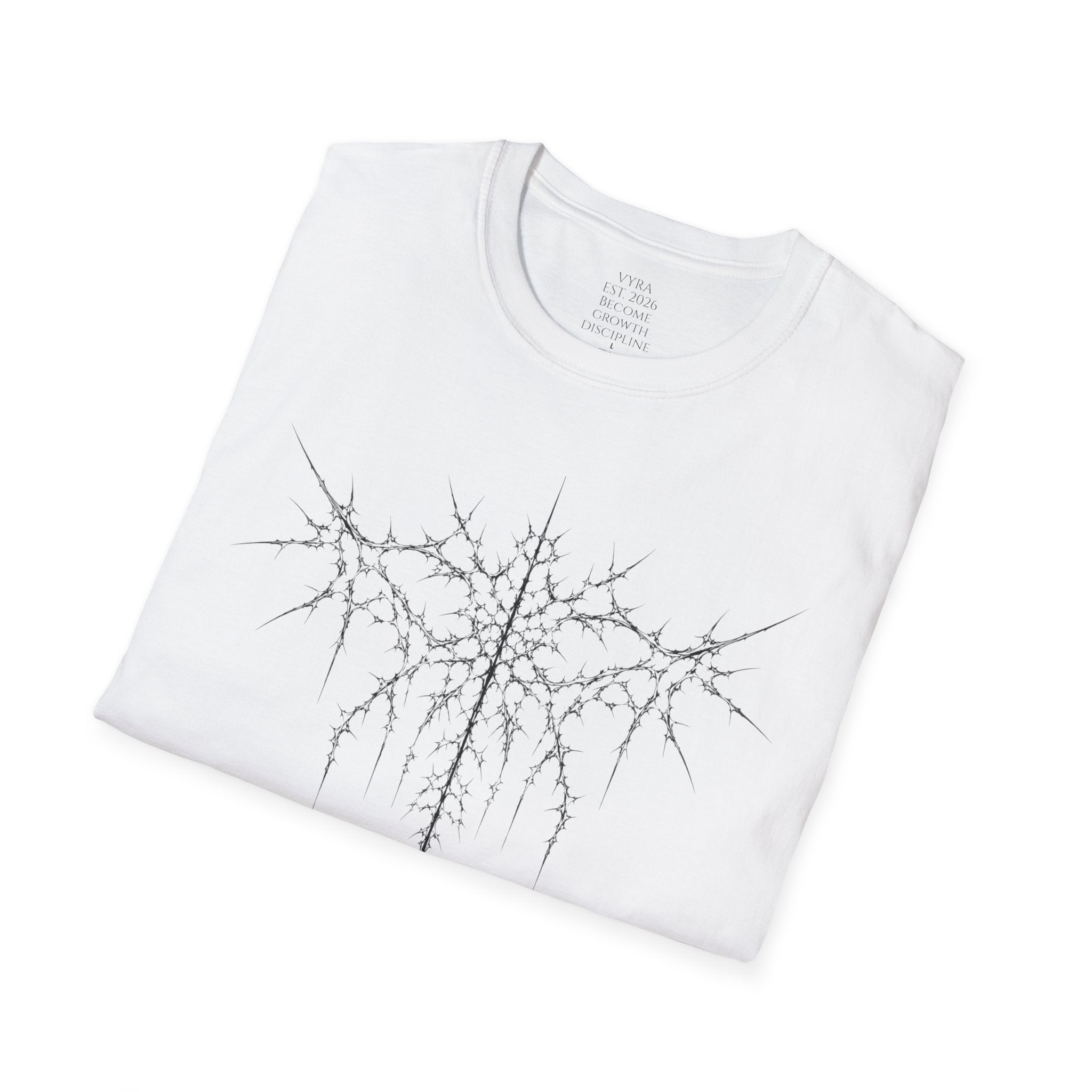 Metalcore Band T-Shirt — Spiky Logo "VYRA" Graphic Tee