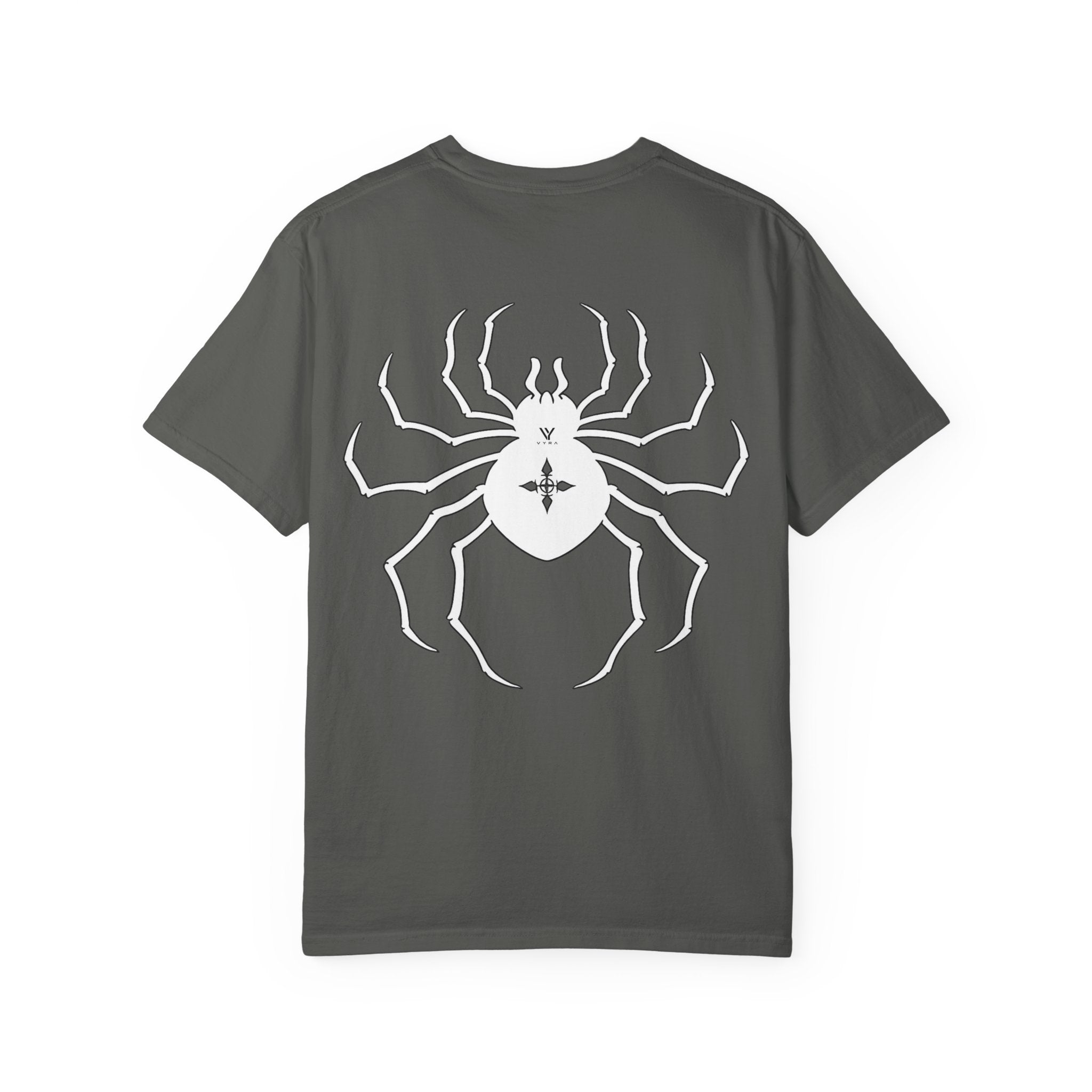 VYRA Garment dyed T Shirt with Spider inspired by HunterXHunter