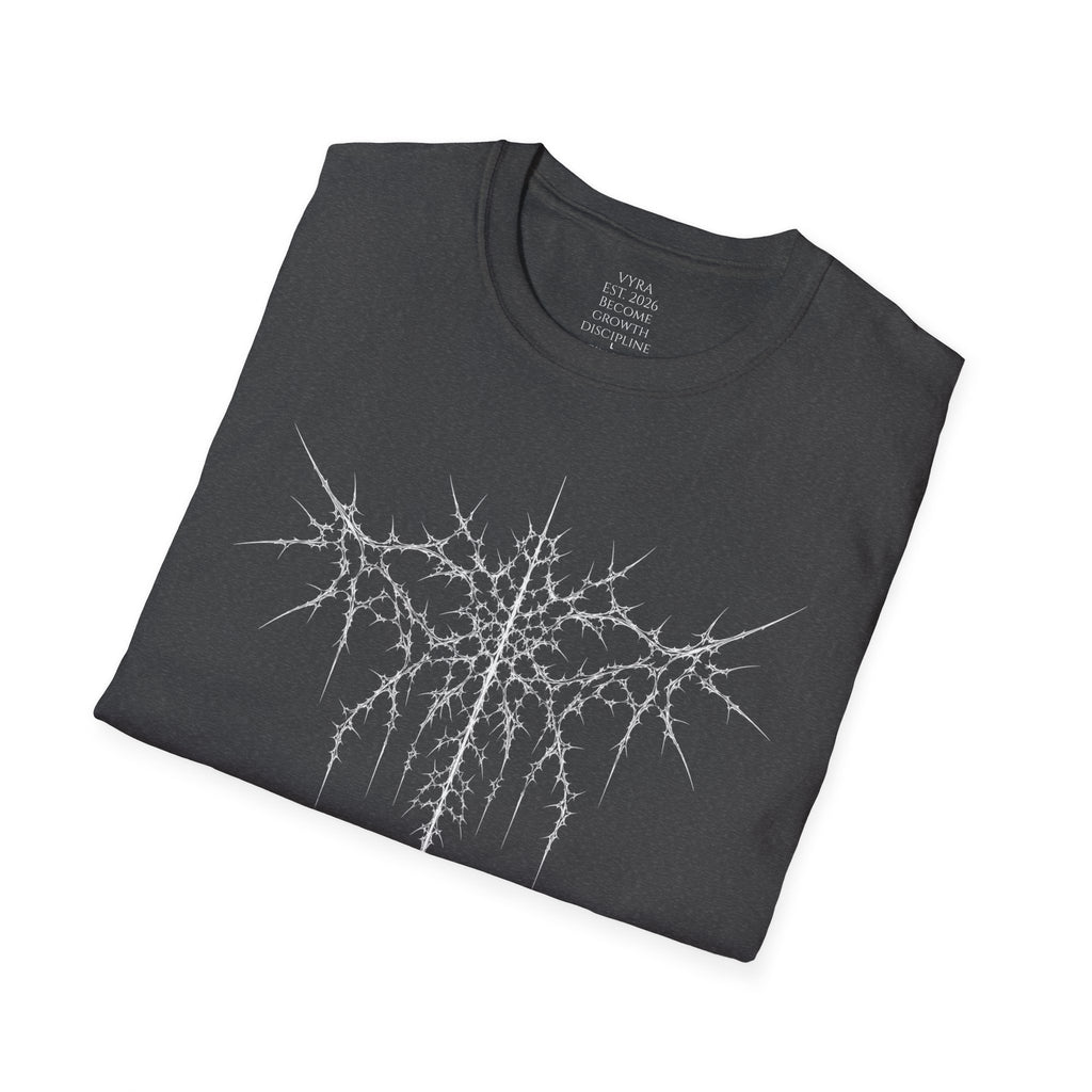 Metalcore Band T-Shirt — Spiky Logo "VYRA" Graphic Tee
