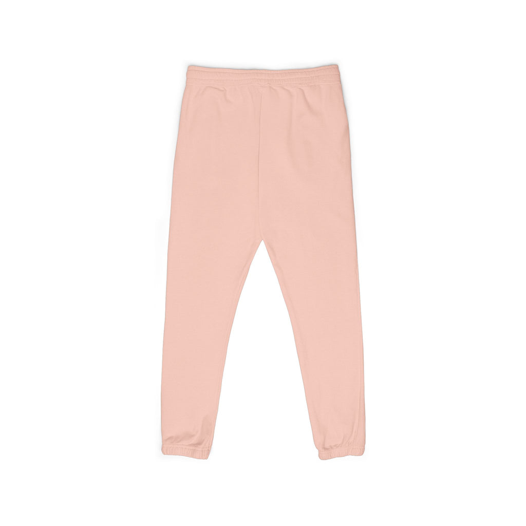 Minimal Logo Sweatpants — Garment-Dyed Fleece Joggers