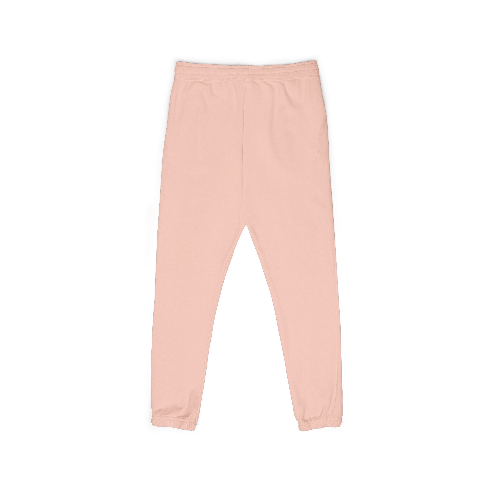 Minimal Logo Sweatpants — Garment-Dyed Fleece Joggers