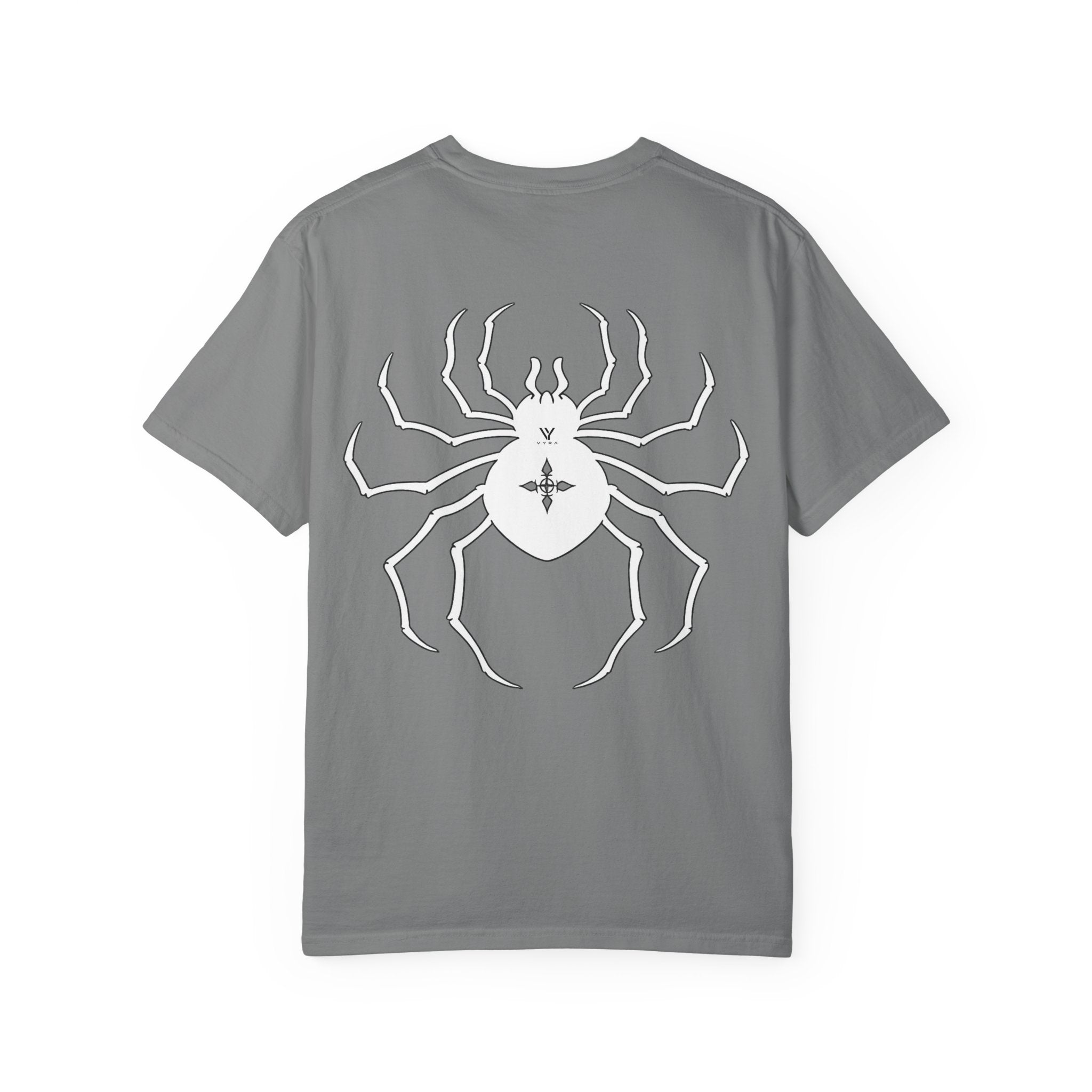 VYRA Garment dyed T Shirt with Spider inspired by HunterXHunter