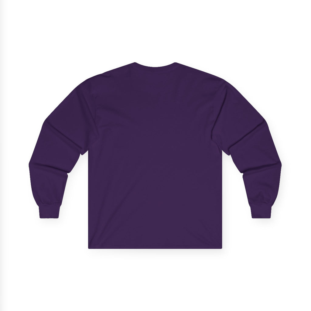 Minimal Logo Long Sleeve Tee — Soft Cotton Sweatshirt-Inspired Comfort