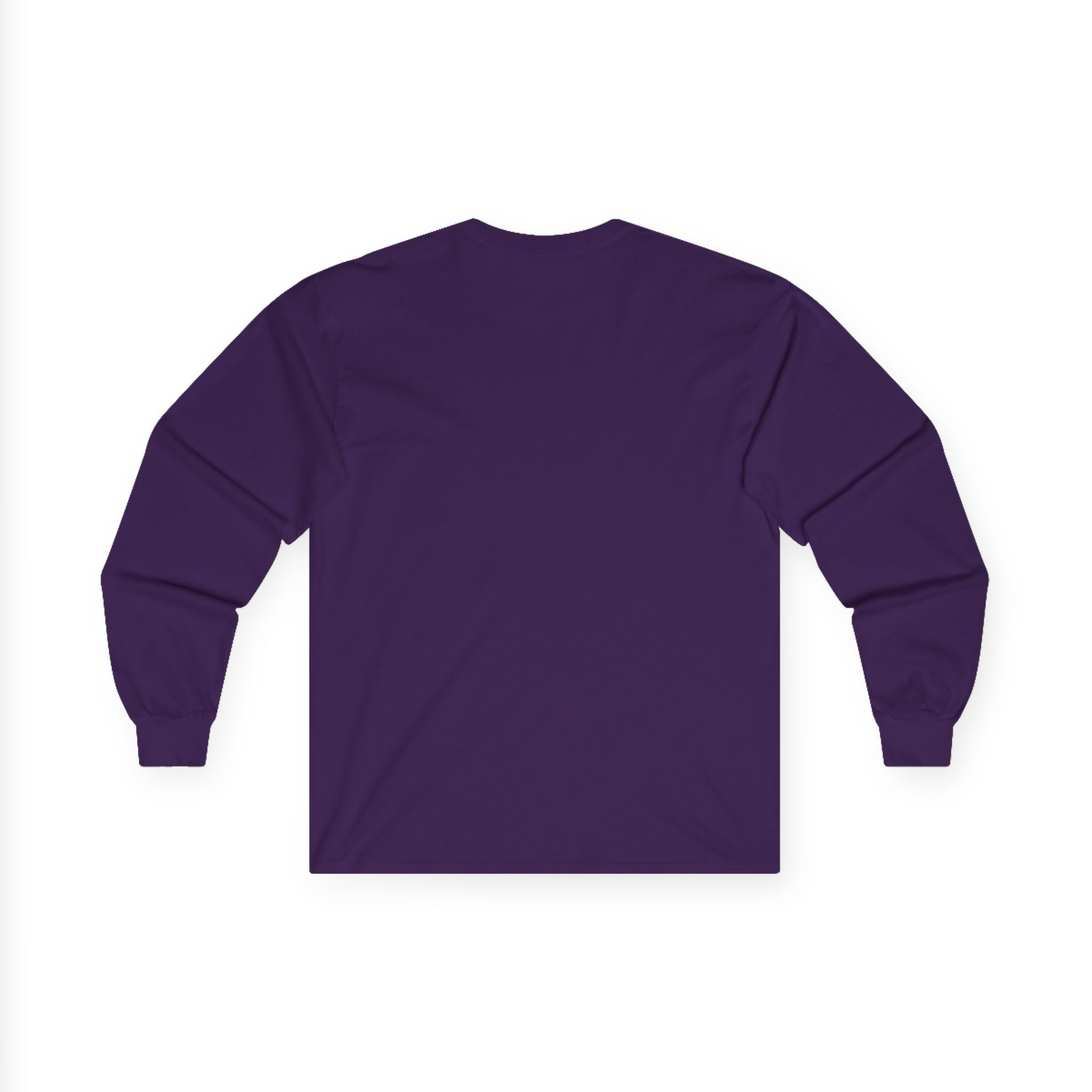 Minimal Logo Long Sleeve Tee — Soft Cotton Sweatshirt-Inspired Comfort