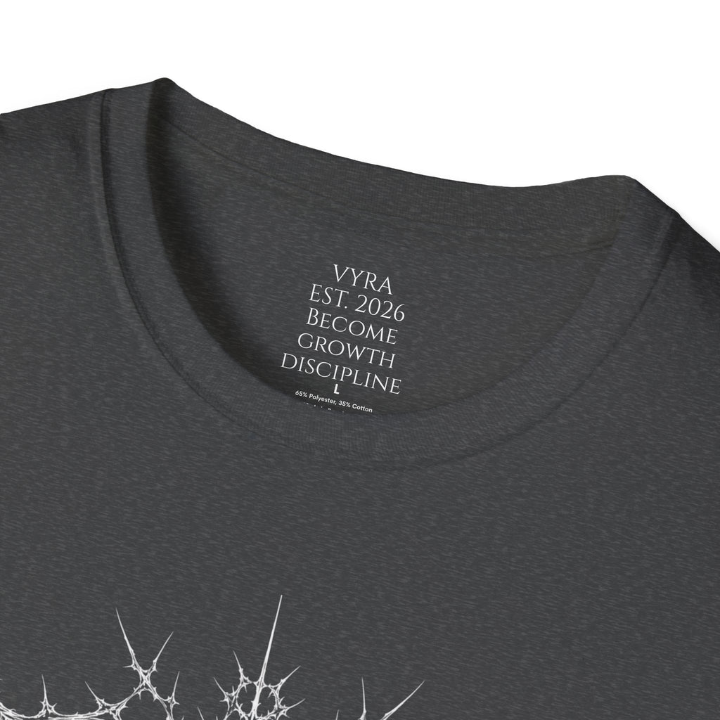Metalcore Band T-Shirt — Spiky Logo "VYRA" Graphic Tee