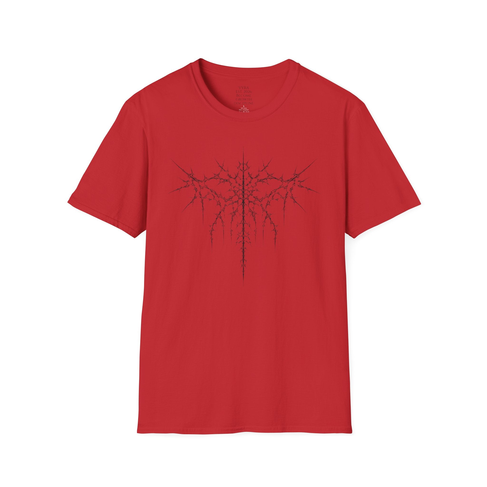 Metalcore Band T-Shirt — Spiky Logo "VYRA" Graphic Tee