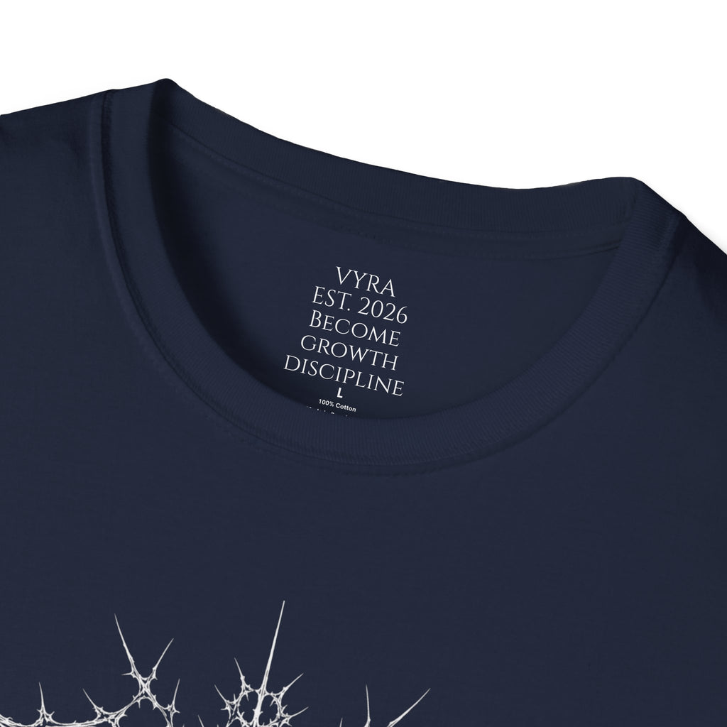 Metalcore Band T-Shirt — Spiky Logo "VYRA" Graphic Tee
