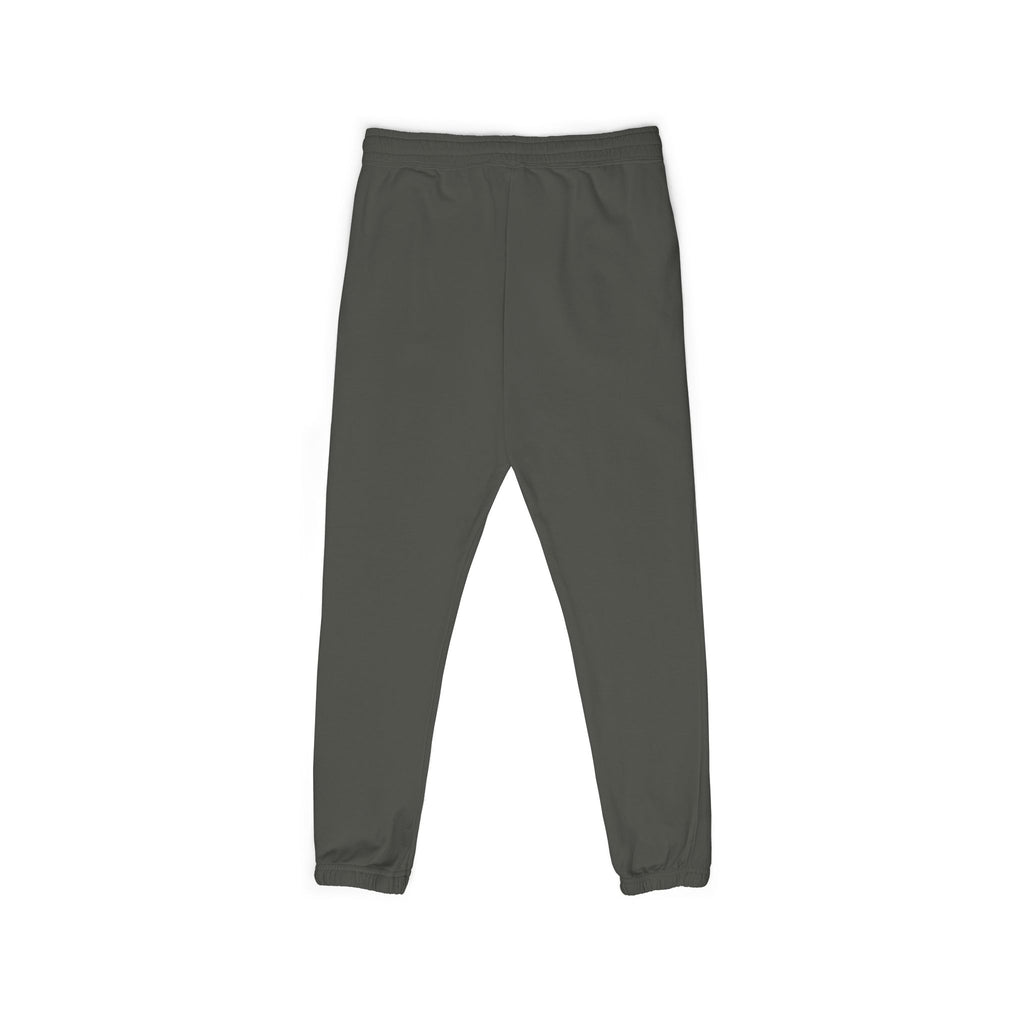 Minimal Logo Sweatpants — Garment-Dyed Fleece Joggers