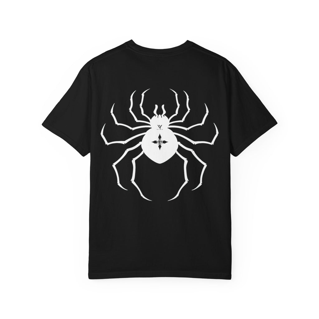 VYRA Garment dyed T Shirt with Spider inspired by HunterXHunter
