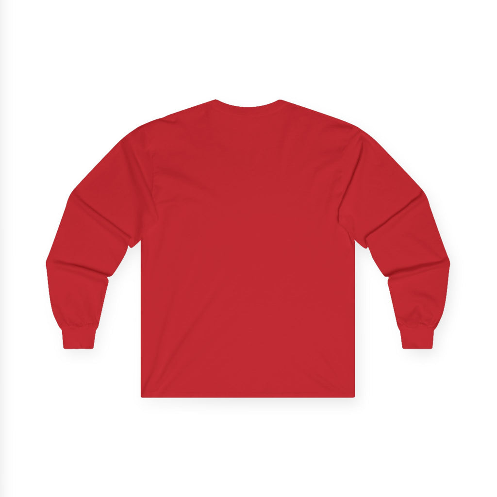 Minimal Logo Long Sleeve Tee — Soft Cotton Sweatshirt-Inspired Comfort